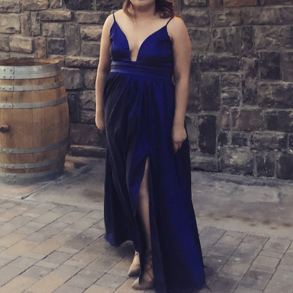 Blue gown